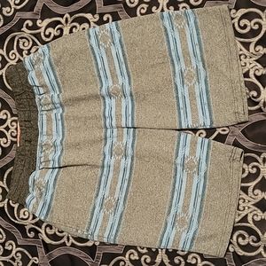 Brooklyn Cloth Aztec cotton shorts XL